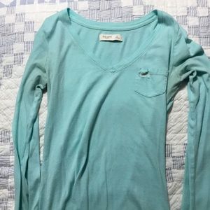 V-Neck Long Sleeve T